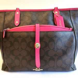 Coach Purse~ Brown & Pink